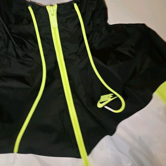 Nike Wind Jacket Windproof MENS SIZE LARGE Neon - Picture 4 of 7